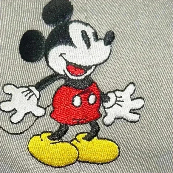 NET Embroidered Mickey Mouse Ball Cap Hat, Snapback, Disney gray Black - Picture 8 of 8